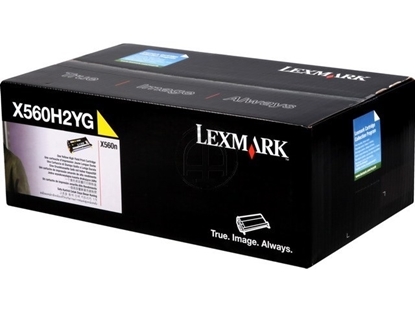 Picture of Lexmark X560 High  Yellow Cartridge