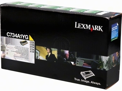 Picture of Lexmark Yellow toner C734/ C736/ X734