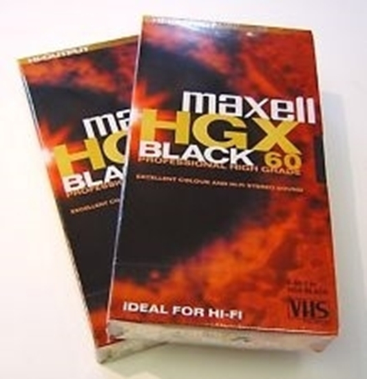 Picture of Maxell VHS Tapes 60 Minutes