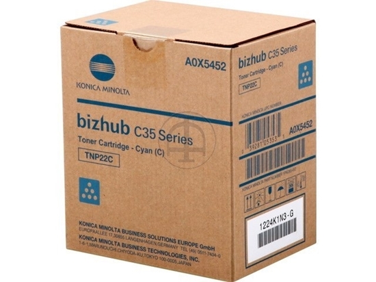 Picture of Minolta BizHub C35P Cyan Toner TNP22C