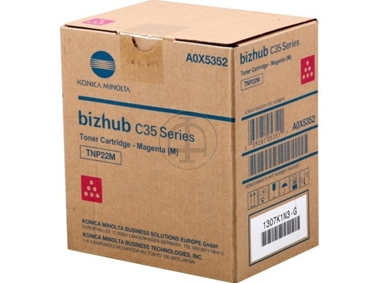 Picture of Minolta BizHub C35P Magenta Toner TNP22M