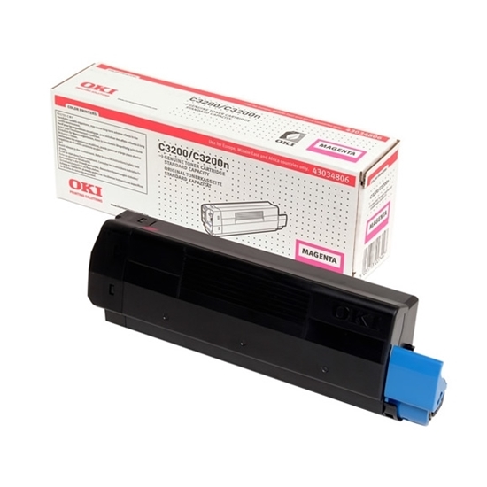 Picture of OKI C 3200 Magenta Toner Type