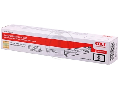 Picture of OKI C 3300/ C 3400N Black Toner 1.5K