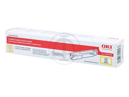 Picture of OKI C 3300/ C 3400N Yellow  Toner 2.5K