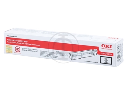 Picture of OKI C 3520/ C 3530 MFP Black Toner 2.5K