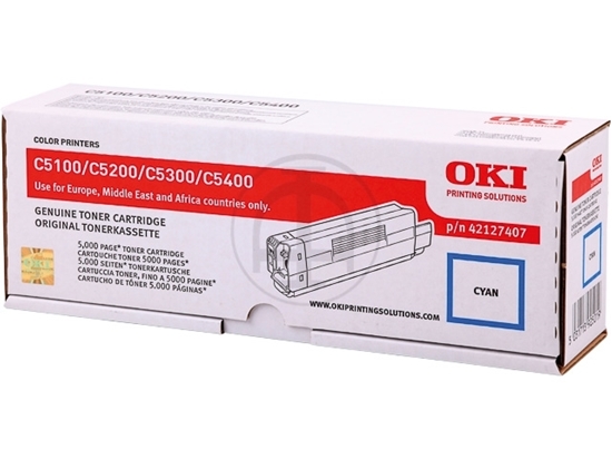 Picture of OKI C 5100/ C 5300/ C 5200 Cyan C6 Toner