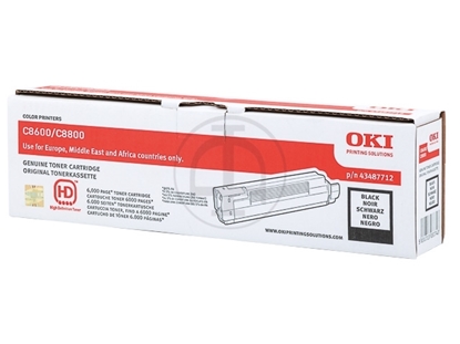 Picture of OKI C8600/ C8800  Black Toner Type