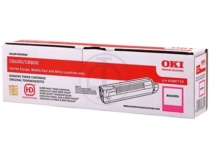 Picture of OKI C8600/ C8800 Magenta  Toner