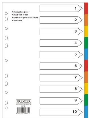 Picture of PREMIER  DIVIDER PAPER 10COL