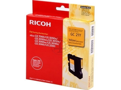 Picture of Ricoh AFC GX 3000 Yellow Cartridge GC 21Y