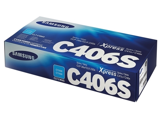 Picture of Samsung #406S CLP360 Cyan Toner