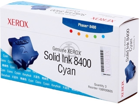 Picture of Xerox Solid Ink 8400 Cyan 3 /Box