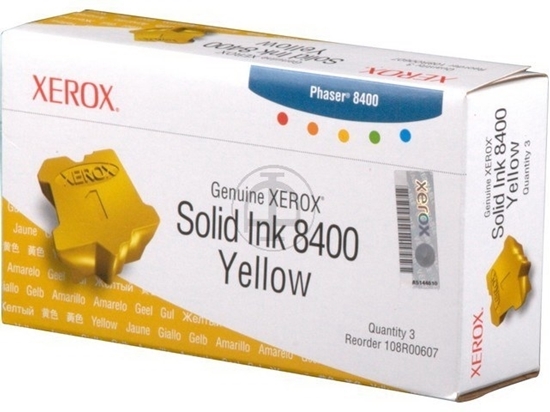 Picture of Xerox Solid Ink 8400 Yellow 3 /Box