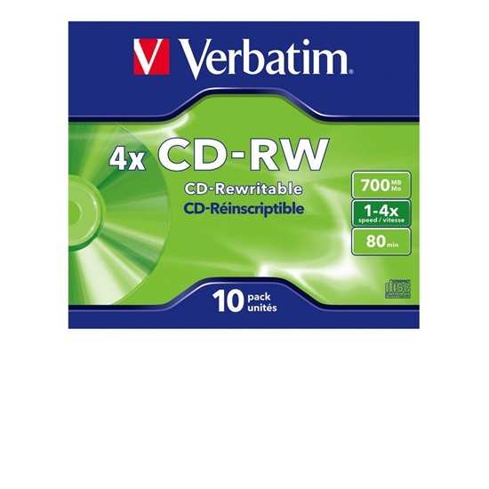 Picture of Verbatim  Rewritable CD-RW 700MB 1-4x 80min