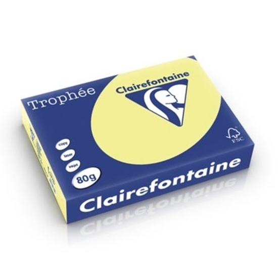 Picture of Trophee A4 80gr Clairfontaine Yellow Mid.