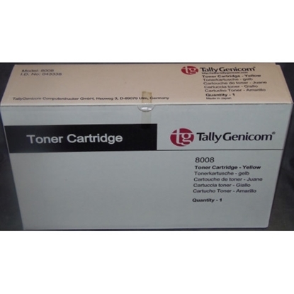 Picture of Tally Genicom TG 8008 Yellow Toner