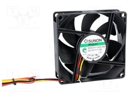 Picture of Sunon 12V DC Fan  80x80x25MM