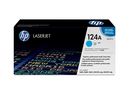 Picture of HP #124A Colour LaserJet 2600   Cyan Toner