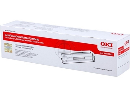 Picture of OKI Black Toner  B430 / MB460 / MB470 / MB480