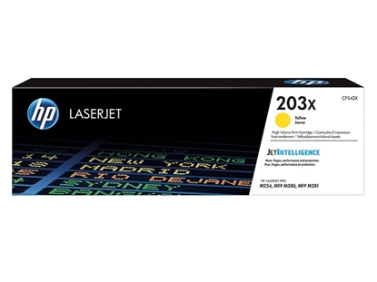 Picture of HP #203X Yellow  Toner for AIO Color LaserJet