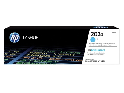 Picture of HP #203X Cyan  Toner for AIO  Color LaserJet