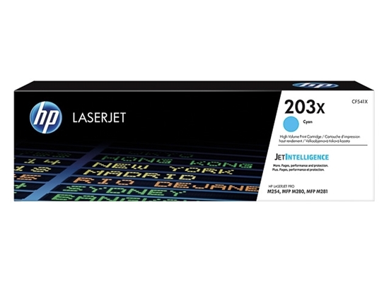 Picture of HP #203X Cyan  Toner for AIO  Color LaserJet