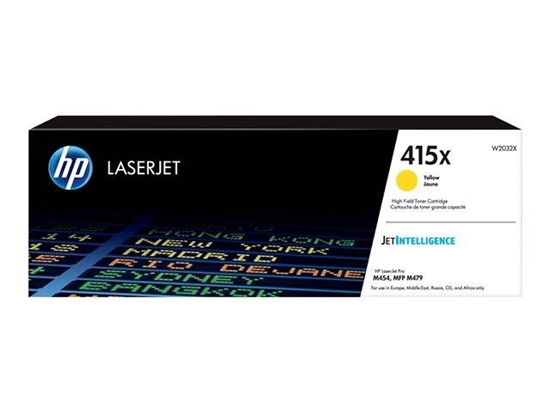 Picture of HP #415X Yellow Toner M454  / M479