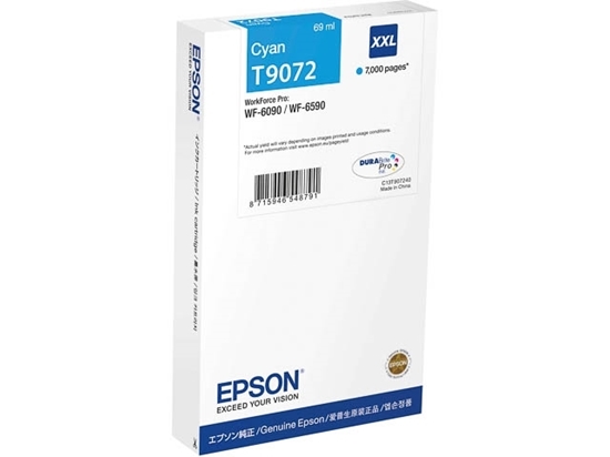 Picture of EPSON INK CARTRIDGE CYAN XXL T9072