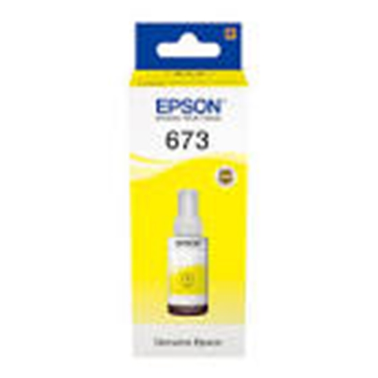 Picture of EPSON #673 INK  BOTTLE YELLOW T6734