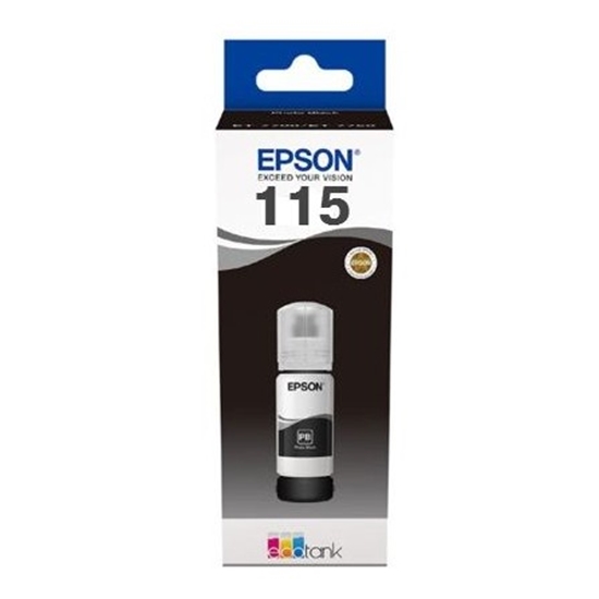 Picture of EPSON INK BOTTLE BLACK #115, 1 x 70 ml, 6, 2K