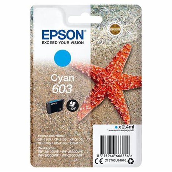 Picture of Epson #603 INK CARTRIDGE CYAN